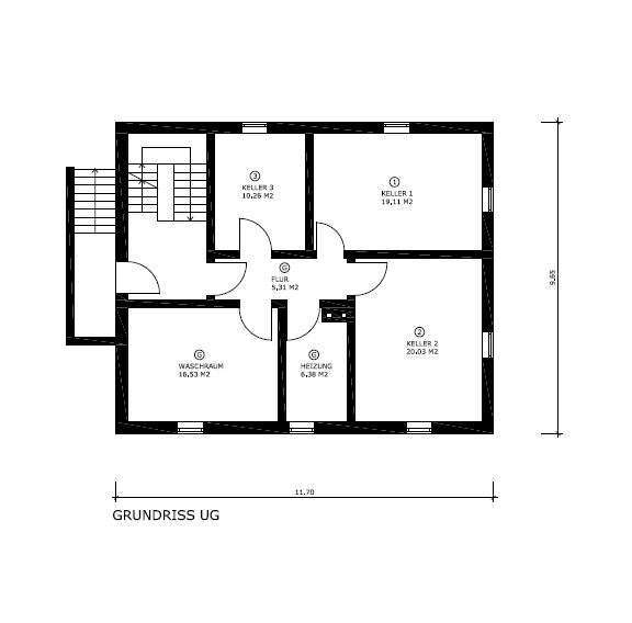 Grundriss UG Grundriss UG